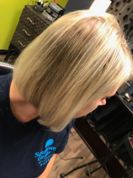 After haircut transformation by Salon K, hair salon in Parma Heights, Ohio