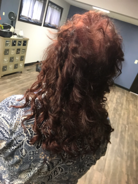 After hair extensions transformation by Salon K, hair salon in Parma Heights, Ohio